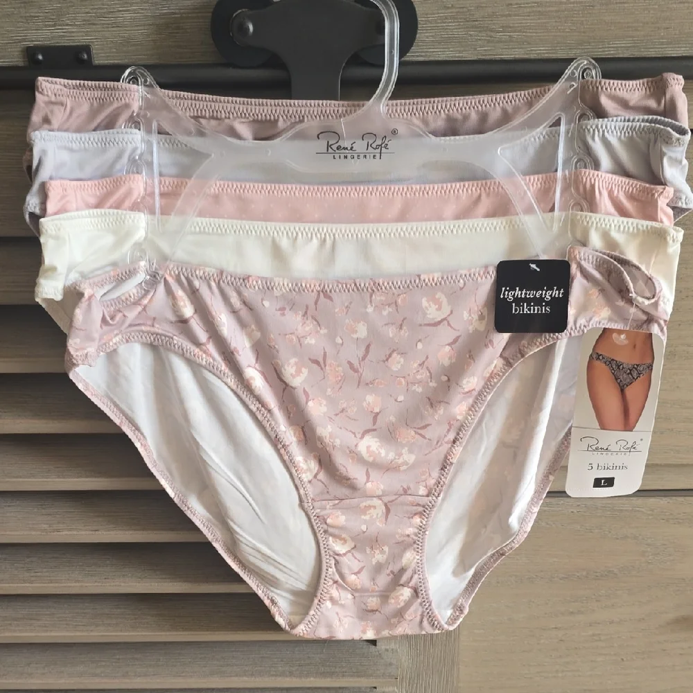 Rene Rofe Floral and Solid Bikini Set
